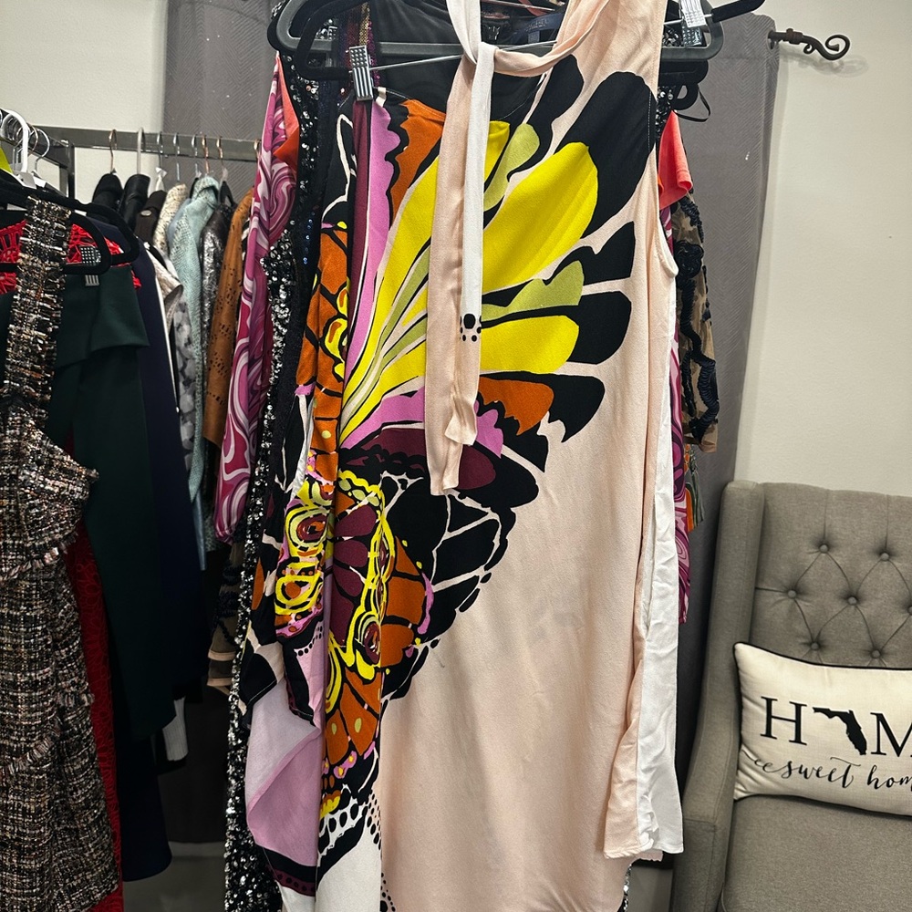 Free People Bold as Love One Shoulder Dress - Picture 5 of 7